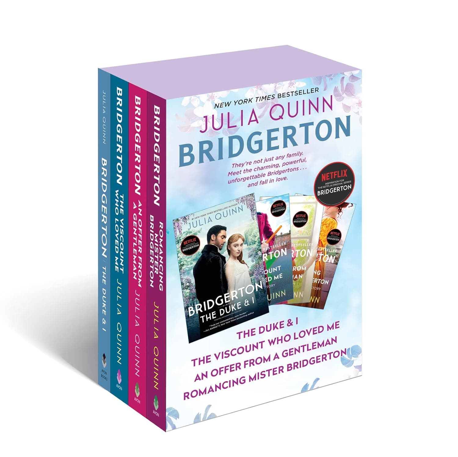 Full Bridgerton siblings book set 2024 collection