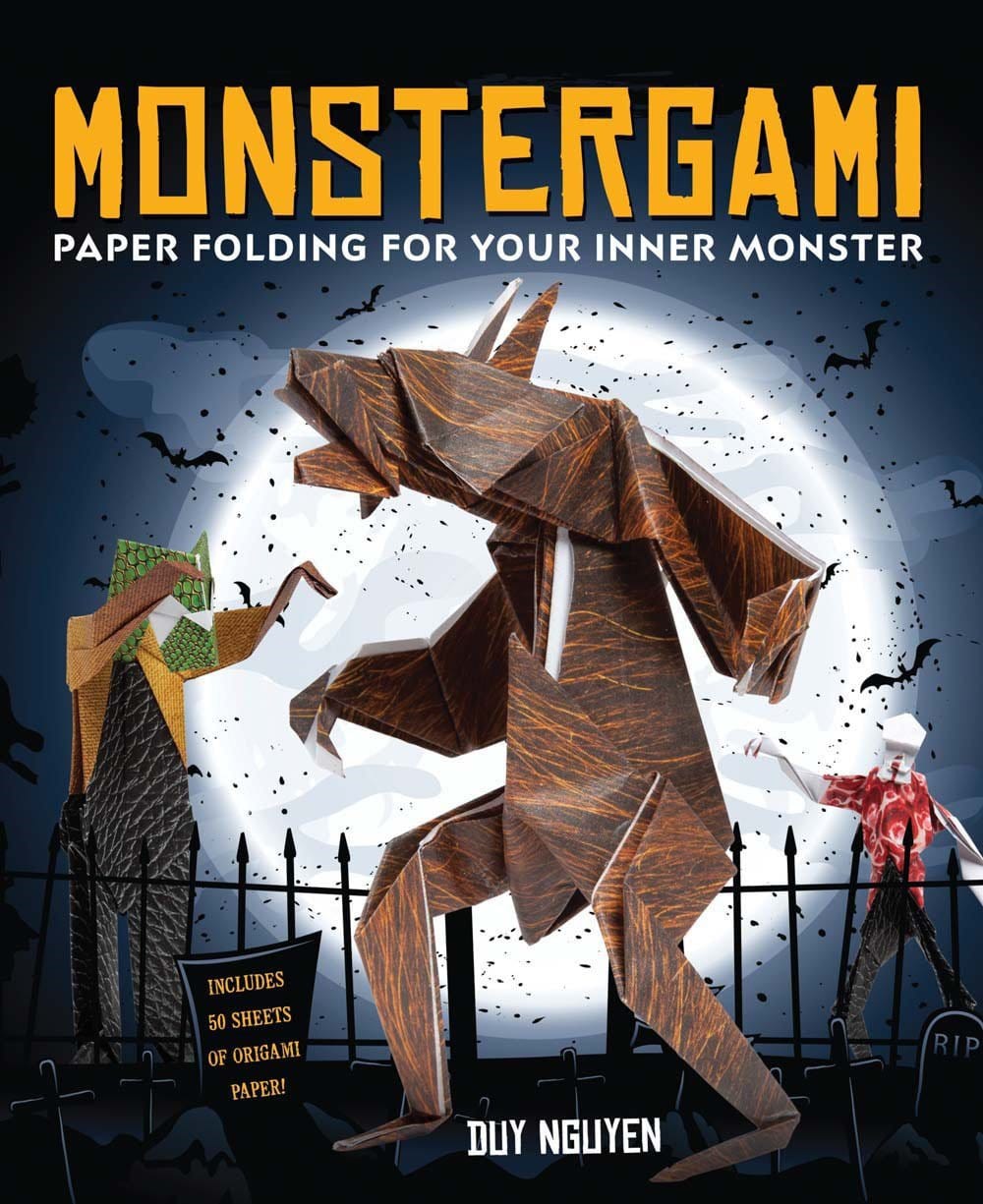 paper monsters book Monstergami: Paper Folding for Your Inner Monster