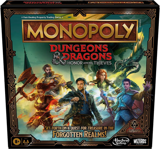 Marissa's Books & Gifts 195166206028 Hasbro Gaming Monopoly Dungeons & Dragons: Honor Among Thieves Game