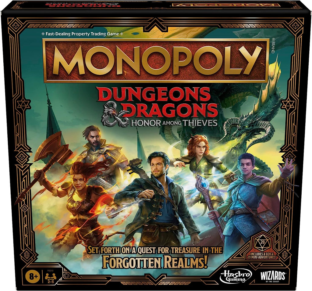 Marissa's Books & Gifts 195166206028 Hasbro Gaming Monopoly Dungeons & Dragons: Honor Among Thieves Game