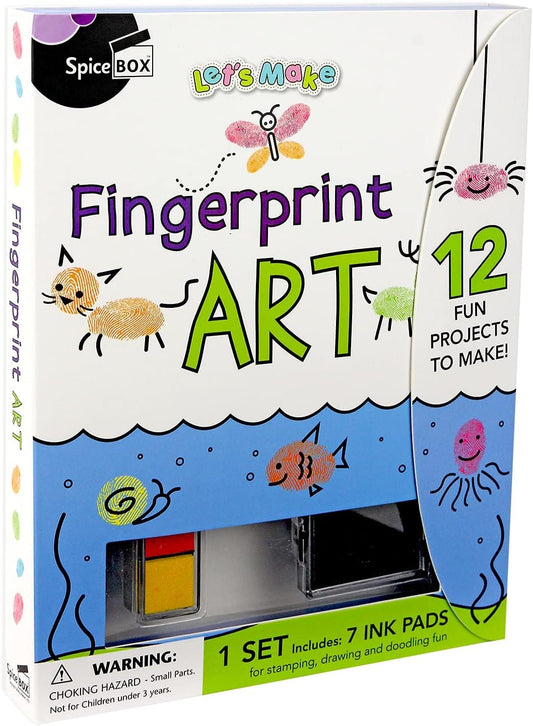 Marissa's Books & Gifts, LLC 628992009995 Spicebox: Let's Make Fingerprint Art