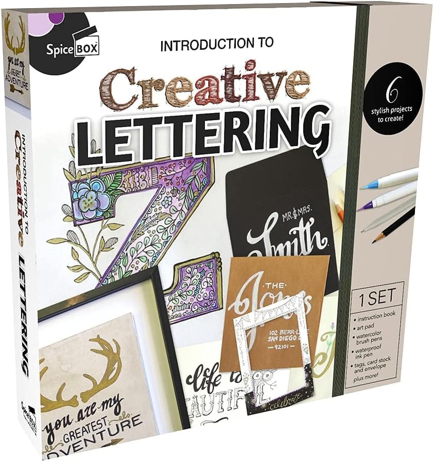 Marissa's Books & Gifts, LLC 628992010052 Spicebox: Introduction to Creative Lettering