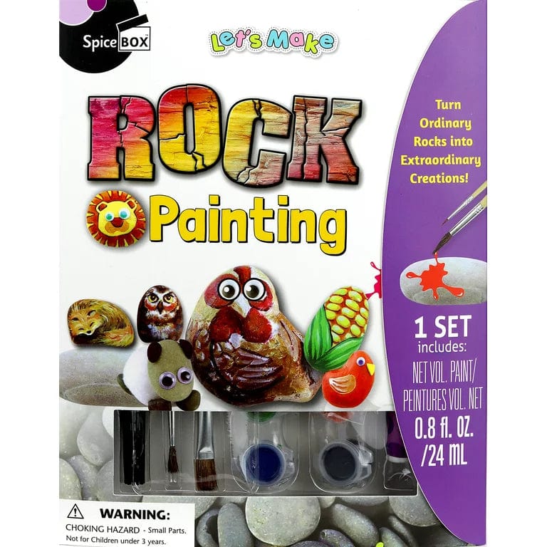 Marissa's Books & Gifts, LLC 628992011165 Spicebox: Let's Make Rock Painting