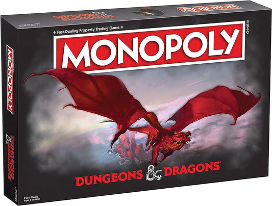 Marissa's Books & Gifts 700304154422 Monopoly Dungeons & Dragons