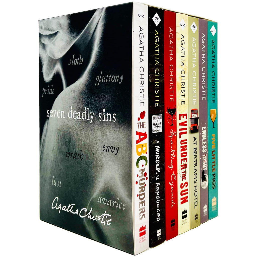Marissa's Books & Gifts, LLC 9780007989263 Agatha Christie Seven Deadly Sins Collection 7 Book Box Set