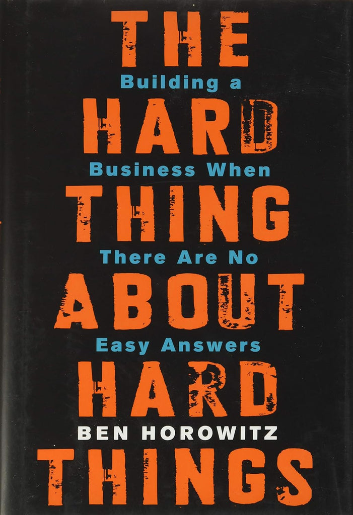 Marissa's Books & Gifts, LLC 9780062273208 The Hard Thing About Hard Things: Building a Business When There Are No Easy Answers