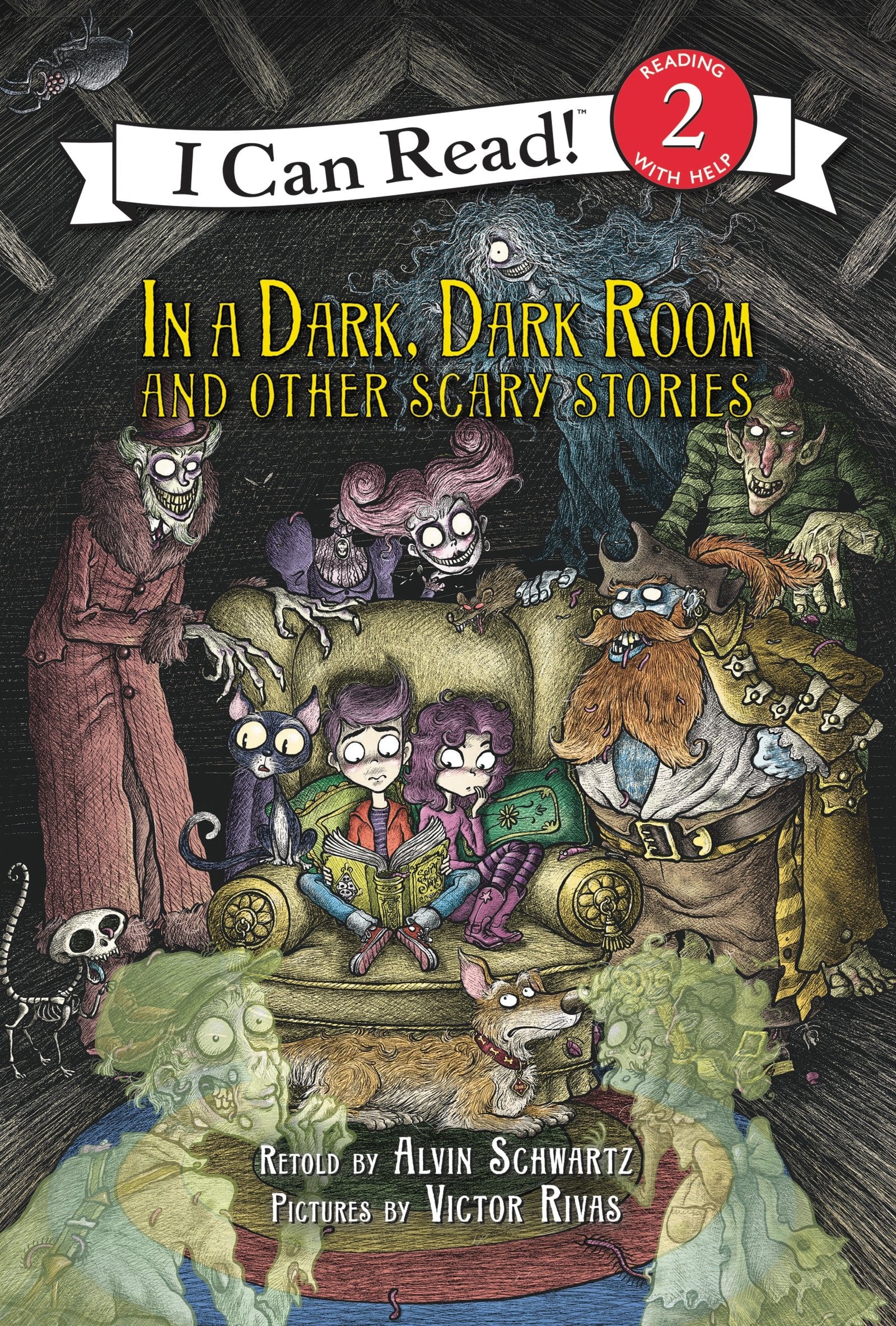 In A Dark, Dark Room And Other Scary Stories: Reillustrated Edition (I Can Read Level 2) By Alvin Schwartz