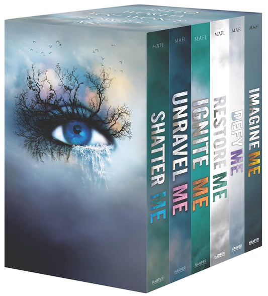 Marissa's Books & Gifts, LLC 9780063111356 Shatter Me Series Box Set: Shatter Me, Unravel Me, Ignite Me, Restore Me, Defy Me, Imagine Me (Books 1-6)