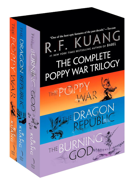 Marissa's Books & Gifts, LLC 9780063371781 Paperback The Complete Poppy War Trilogy Boxed Set: The Poppy War / The Dragon Republic / The Burning God