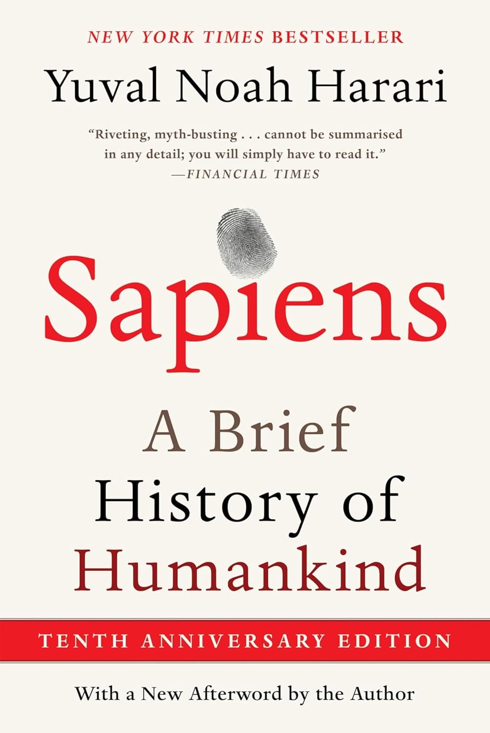 Marissa's Books & Gifts, LLC 9780063422001 Paperback Sapiens: A Brief History of Humankind (Tenth Anniversary Edition)