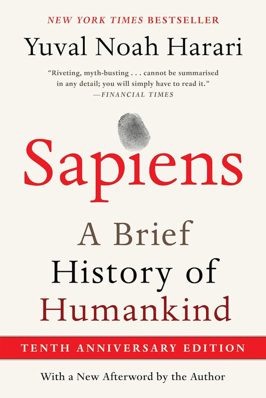 Marissa's Books & Gifts, LLC 9780063422001 Paperback Sapiens: A Brief History of Humankind (Tenth Anniversary Edition)