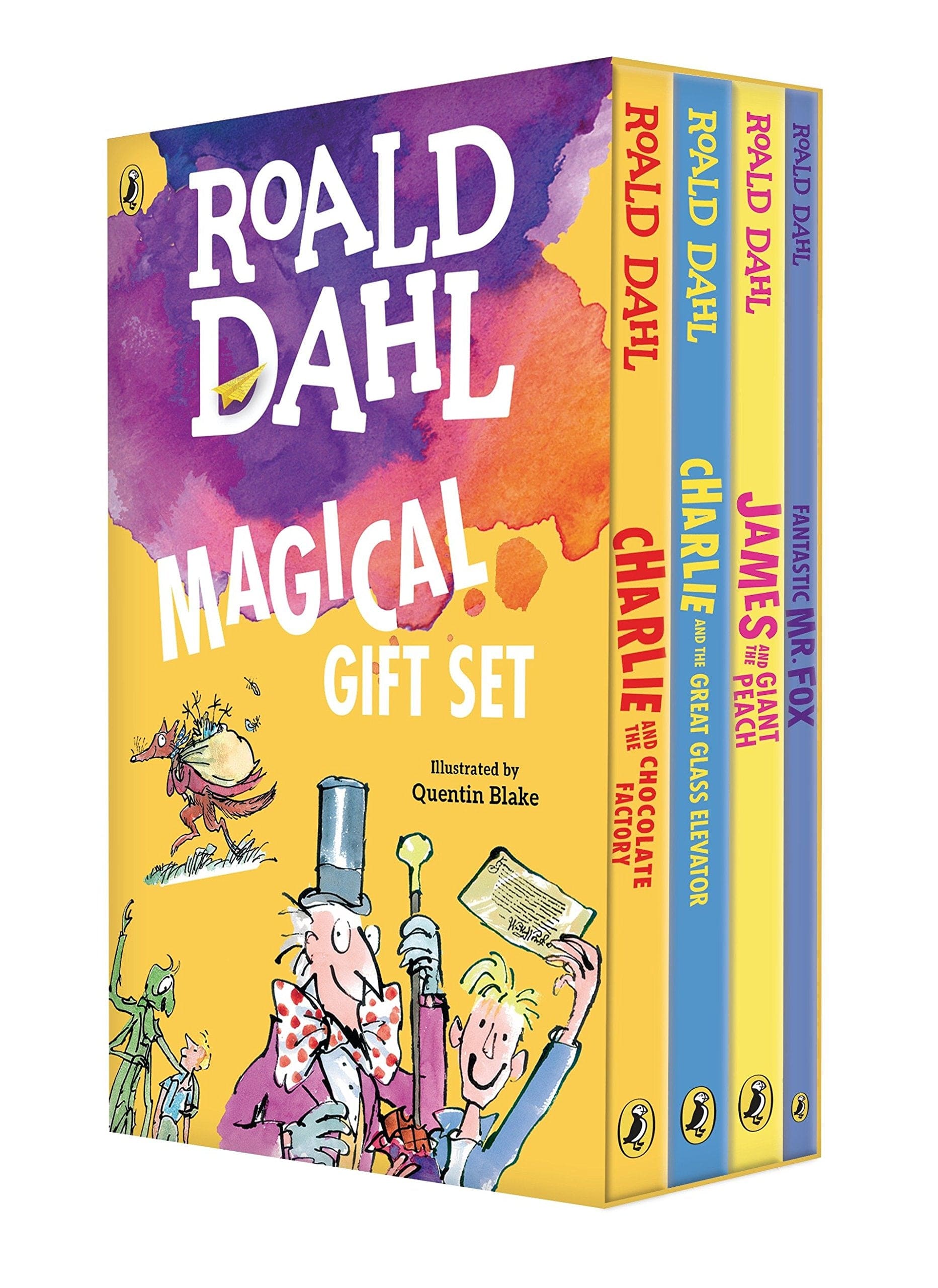 Marissa's Books & Gifts, LLC 9780142414972 Roald Dahl Magical Gift Set (4 Books)