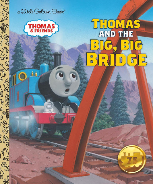 Marissa's Books & Gifts, LLC 9780307103352 Thomas and the Big, Big Bridge: Thomas & Friends (Little Golden Book)