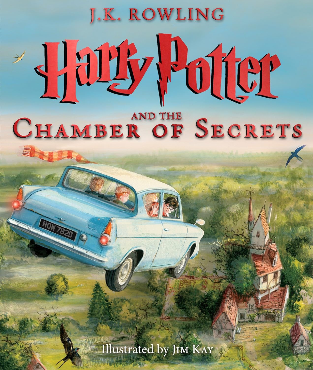 Marissa's Books & Gifts 9780545791328 Hardcover Harry Potter and the Chamber of Secrets Illustrated Edition (Harry Potter, Book 2)