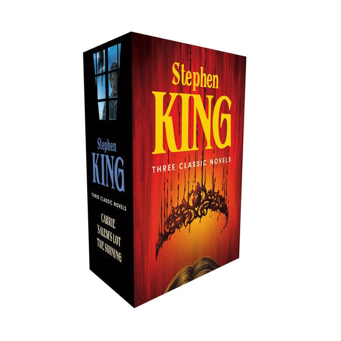 Marissa's Books & Gifts, LLC 9780593082218 Paperback Box Set Stephen King Three Classic Novels Box Set: Carrie, 'Salem's Lot, The Shining