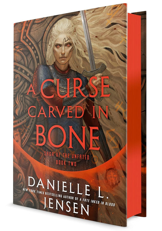 Marissa's Books & Gifts, LLC 9780593599860 Hardcover A Curse Carved in Bone: Saga of the Unfated (Book 2)