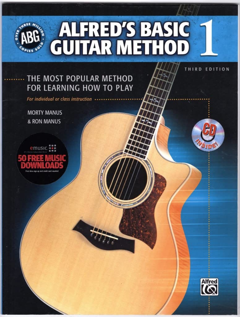 Marissa's Books & Gifts, LLC 9780739047941 Alfred's Basic Guitar Method, Bk 1: The Most Popular Method for Learning How to Play, Book & Enhanced CD