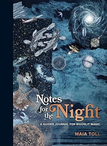 Marissa's Books & Gifts, LLC 9780762474301 Notes for the Night: A Guided Journal for Moonlit Magic