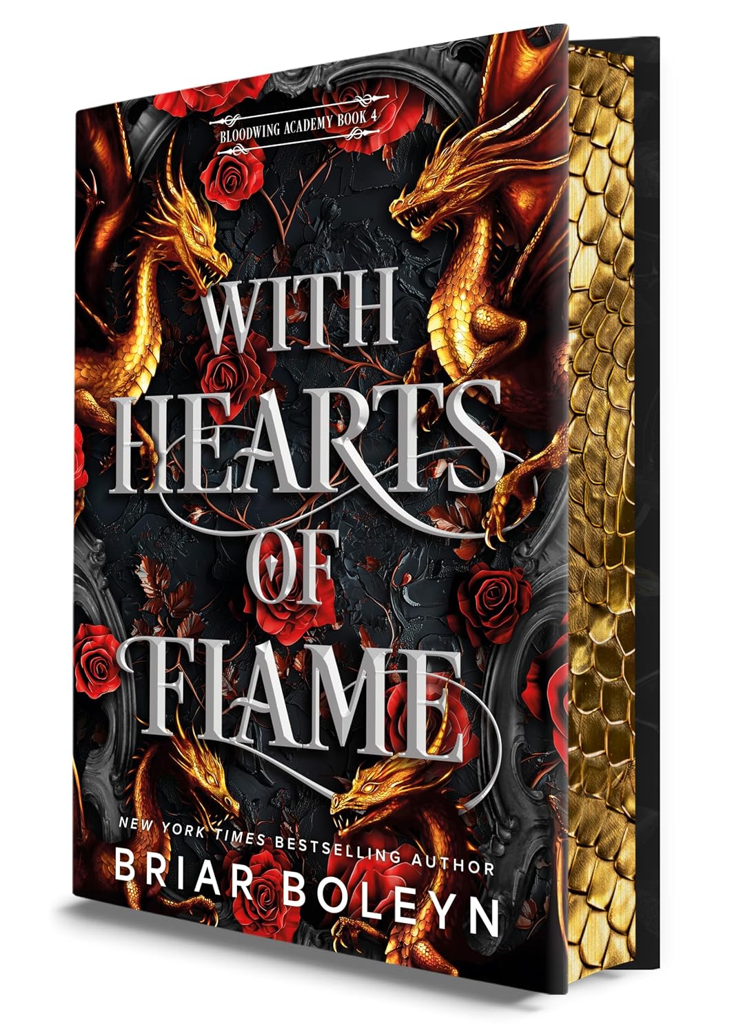 Ingram 9780778306689 Hardcover With Hearts of Flame (Bloodwing Academy, Book 4)