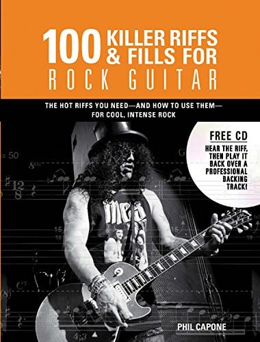 100 Killer Riffs and Fills for Rock Guitar – Marissa's Books & Gifts