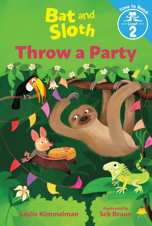 Marissa's Books & Gifts, LLC 9780807505731 Bat and Sloth Throw a Party: Bat and Sloth- Time to Read, Level 2