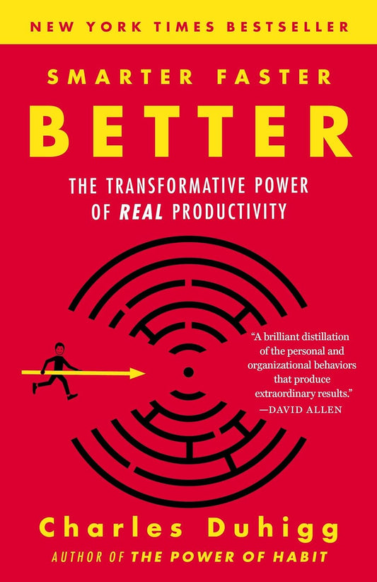 Marissa's Books & Gifts, LLC 9780812983593 Smarter Faster Better: The Transformative Power of Real Productivity