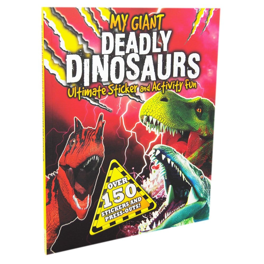 Marissa's Books & Gifts, LLC 9780857809049 My Giant Deadly Dinosaurs Ultimate Sticker and Activity Fun