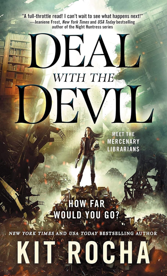 Marissa's Books & Gifts, LLC 9781250256294 Hardcover Deal with the Devil (Mercenary Librarians, Book 1)