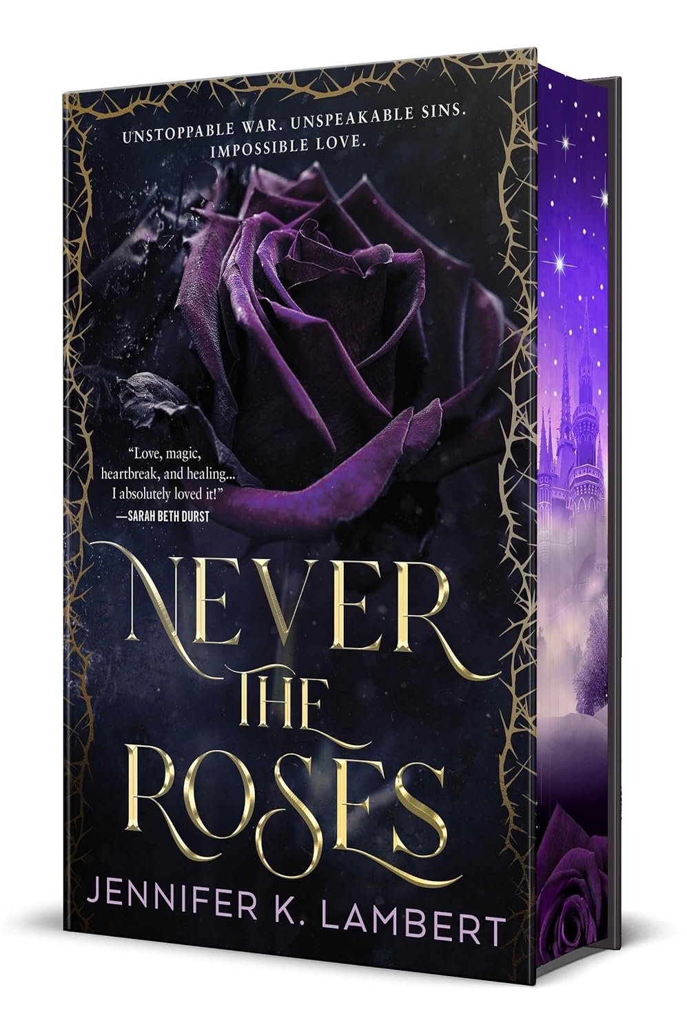 Marissa's Books & Gifts, LLC 9781250360342 Deluxe Hardcover Never the Roses: Special Edition **PREORDER**