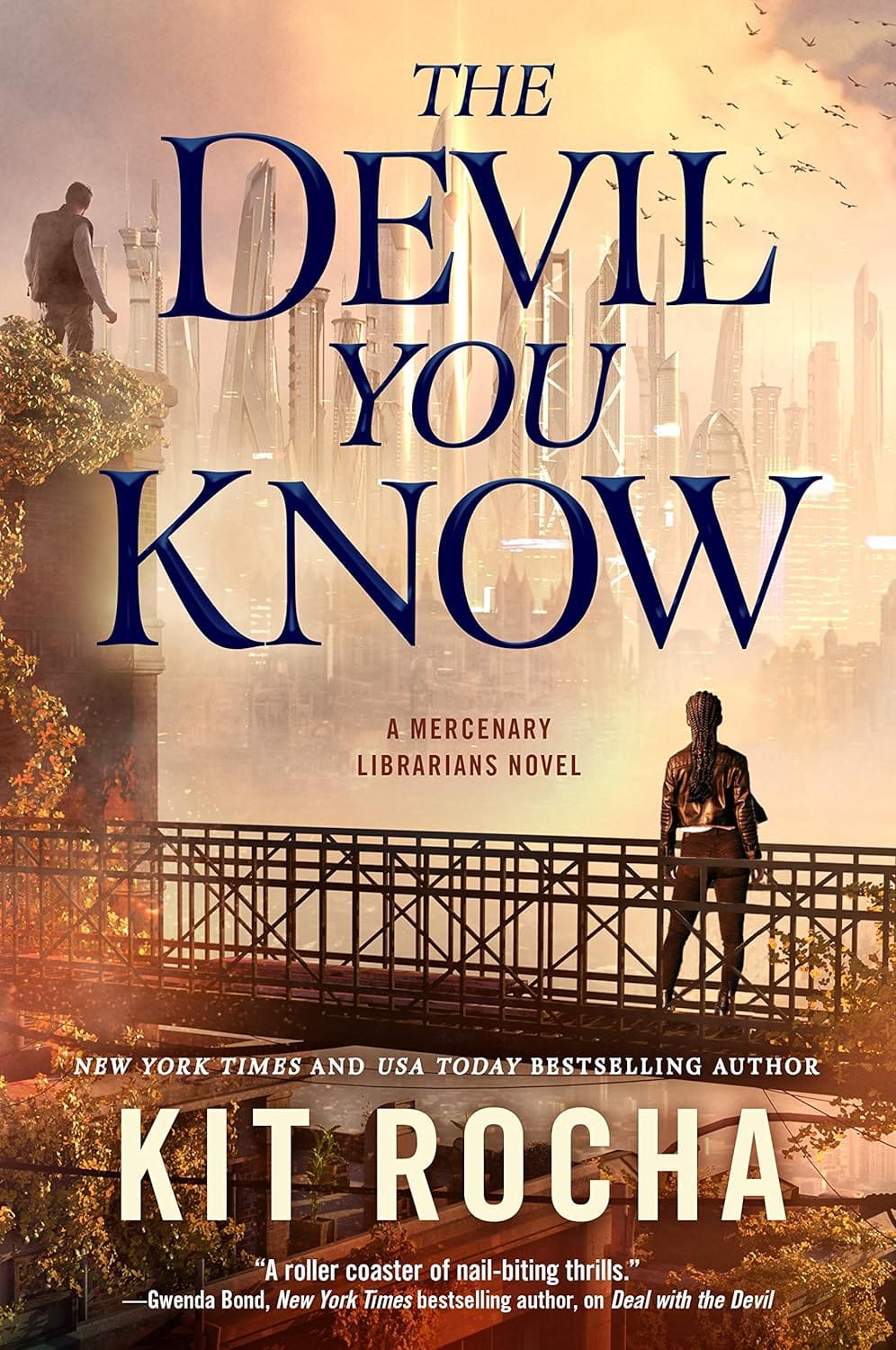 Marissa's Books & Gifts, LLC 9781250781482 Hardcover The Devil You Know: Mercenary Librarians (Book 2)