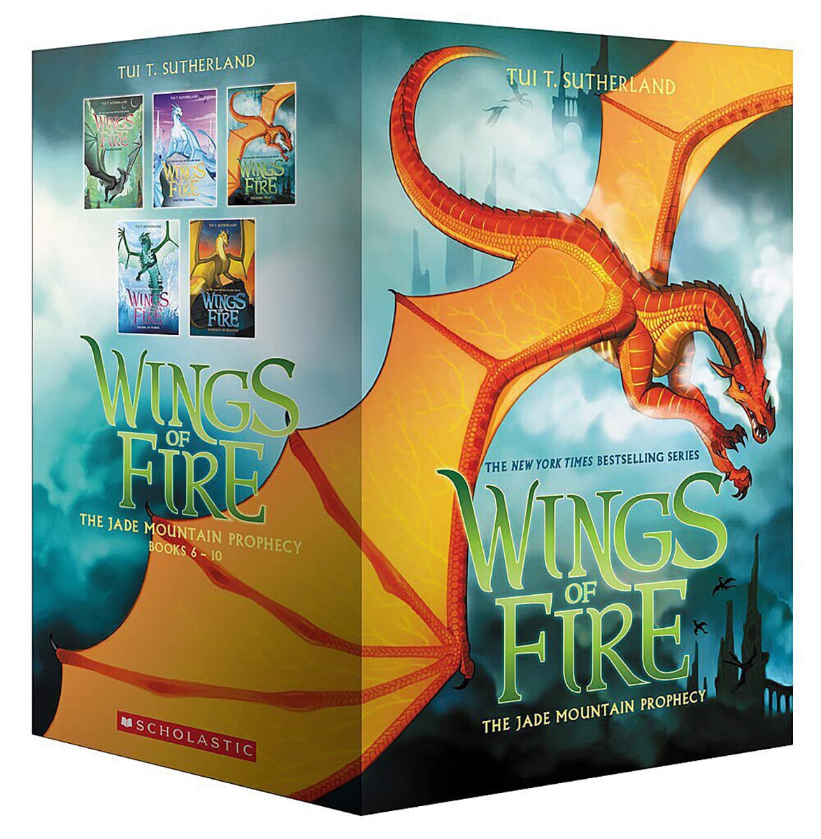 Marissa's Books & Gifts, LLC 9781338598896 The Jade Mountain Prophecy: Wings of Fire Box Set (Books 6-10)