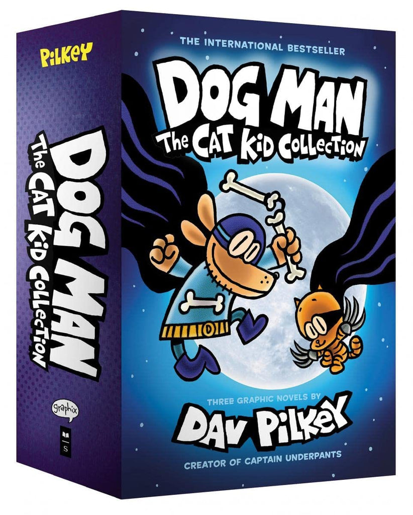 Marissa's Books & Gifts, LLC 9781338602197 Dog Man Boxed Set: The Cat Kid Collection (Books 4-6)