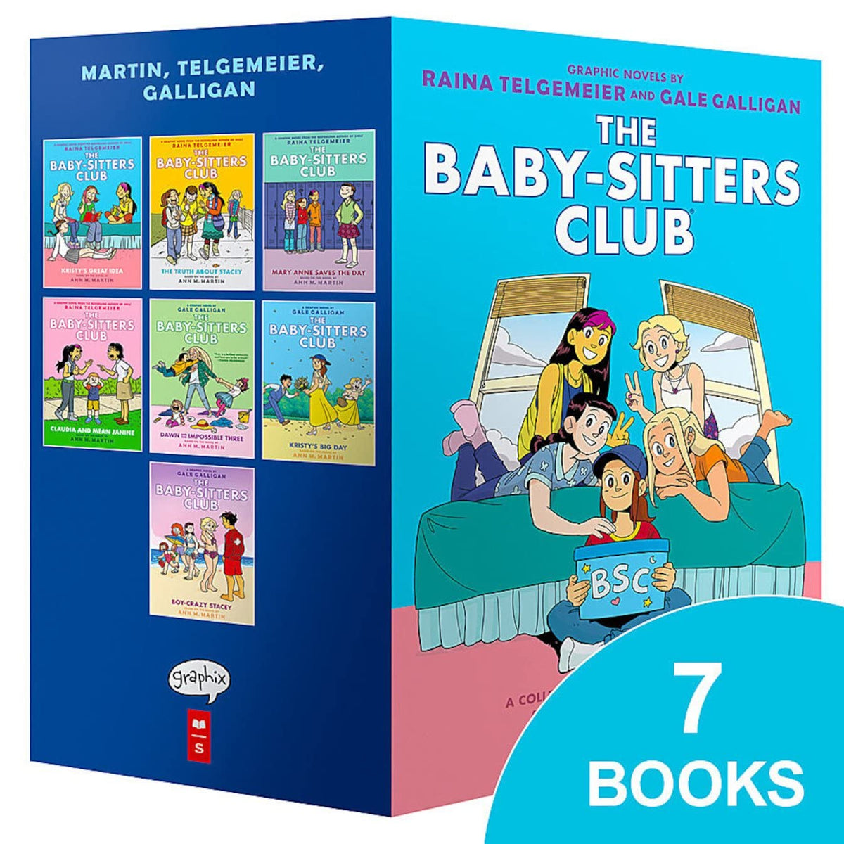 Ingram 9781338603637 Paperback The Baby-Sitters Club Graphic Novel Box Set (Books 1-7)