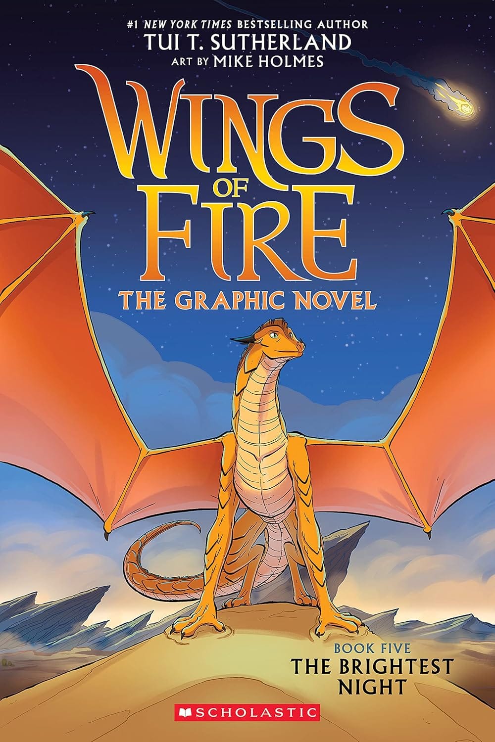 Marissa's Books & Gifts 9781338730852 Paperback The Brightest Night: The Graphic Novel (Wings of Fire, Book 5)