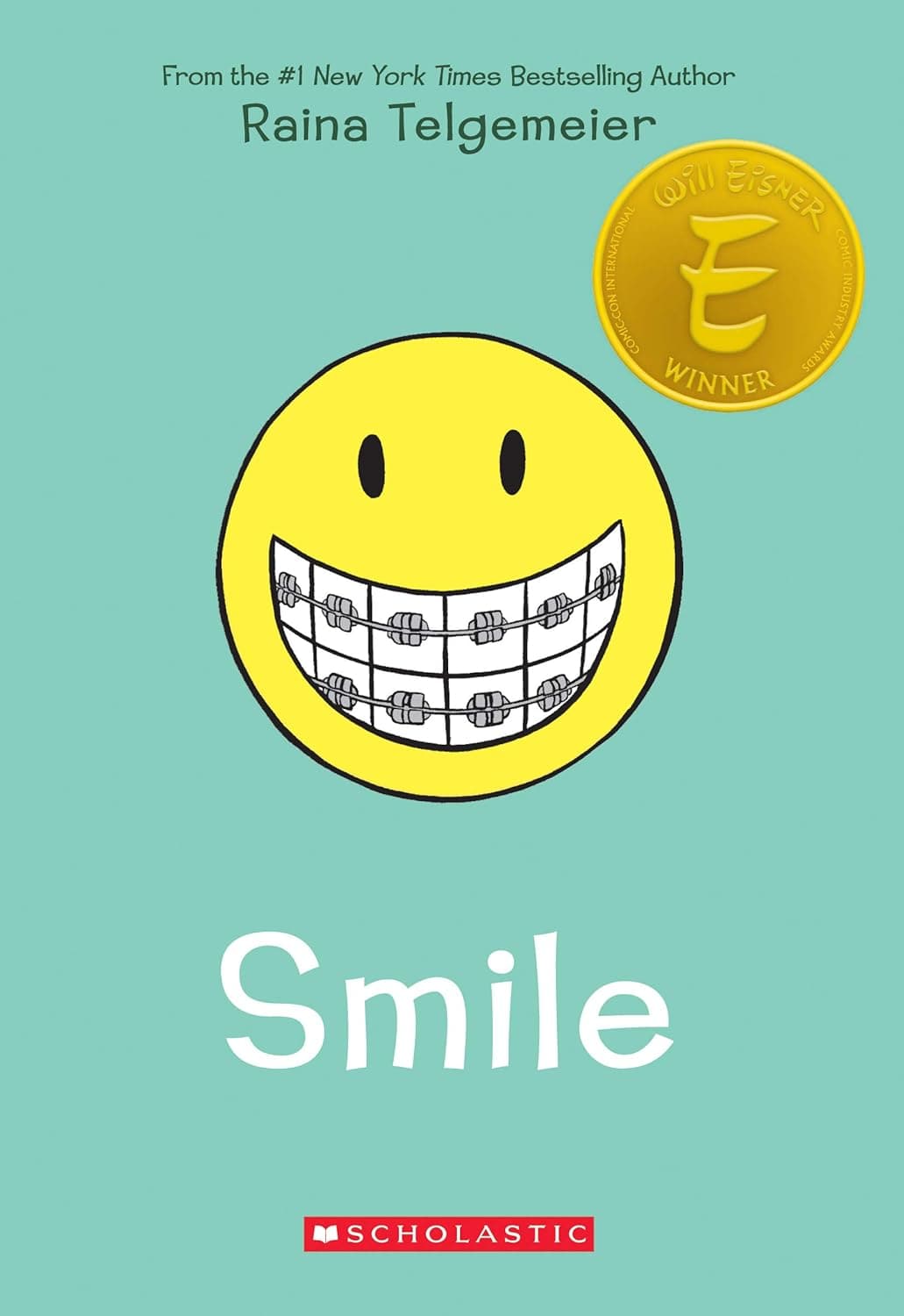 Marissa's Books & Gifts 9781338740264 Paperback Smile: A Graphic Novel (Smile, Book 1)