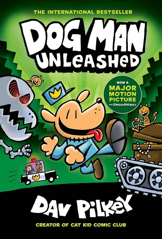 Marissa's Books & Gifts 9781338741049 Hardcover Dog Man: Unleashed (Dog Man, Book 2)