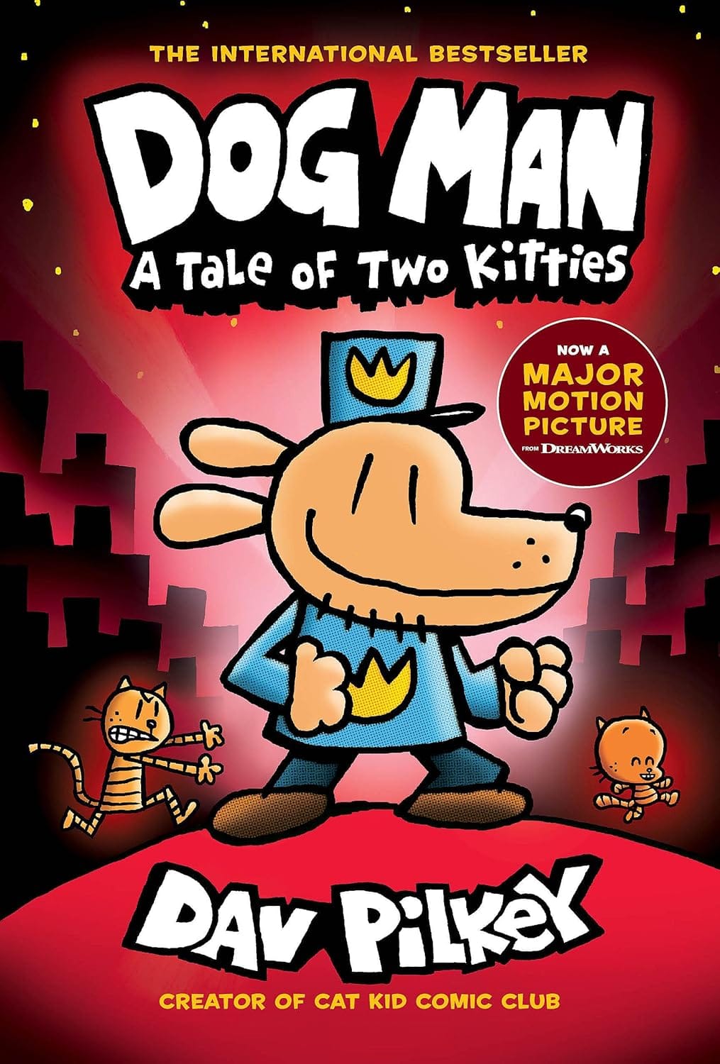 Marissa's Books & Gifts 9781338741056 Hardcover Dog Man: A Tale of Two Kitties (Dog Man, Book 3)