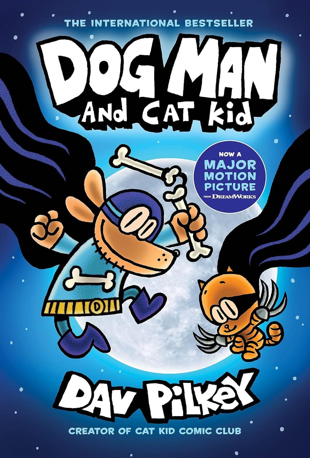 Marissa's Books & Gifts 9781338741063 Hardcover Dog Man and Cat Kid (Dog Man, Book 4)