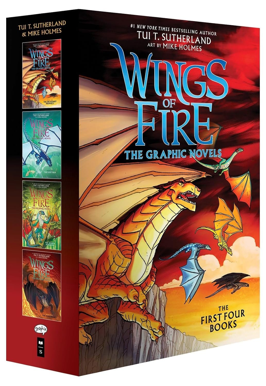 Ingram 9781338796872 Paperback Wings of Fire: The Graphic Novels (Books 1-4)