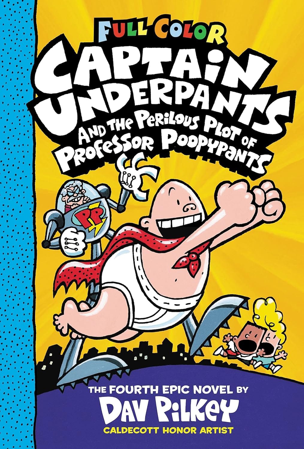 Marissa's Books & Gifts 9781338864328 Hardcover Captain Underpants and the Perilous Plot of Professor Poopypants (Captain Underpants, Book 4)