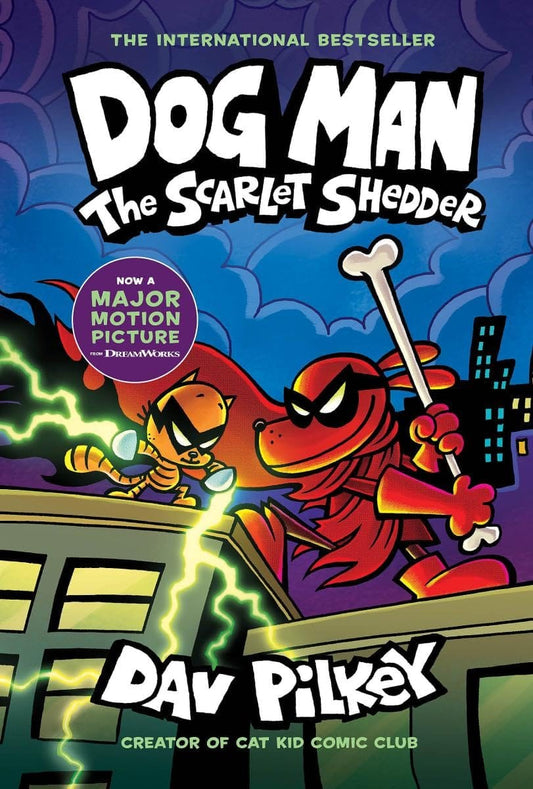Marissa's Books & Gifts 9781338896435 Hardcover Dog Man: The Scarlet Shedder (Dog Man, Book 12)