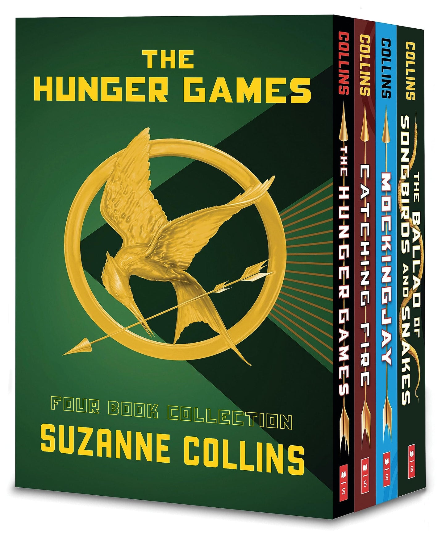 Marissa's Books & Gifts, LLC 9781339042657 Paperback Box Set Hunger Games 4-Book Paperback Box Set (The Hunger Games, Catching Fire, Mockingjay, The Ballad of Songbirds and Snakes)