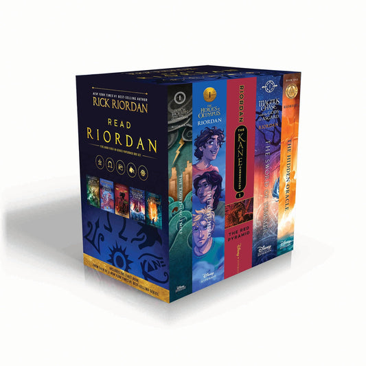 Marissa's Books & Gifts, LLC 9781368058117 Paperback Box Set Read Riordan: Five-Book First-In-Series Box Set