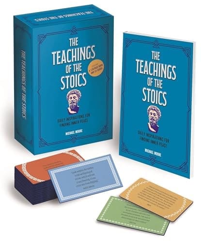 Marissa's Books & Gifts, LLC 9781398851528 Tarot Cards & Booklet The Teachings of the Stoics Book and Card Deck: Includes 128-page Book and 52 Cards