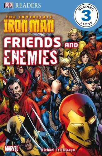 Marissa's Books & Gifts, LLC 9781405350105 The Invincible Iron Man Friends and Enemies: Level 3 Reader