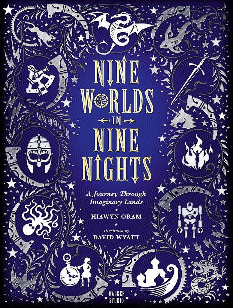 Marissa's Books & Gifts, LLC 9781406377705 Hardcover Nine Worlds in Nine Nights: A Journey Through Imaginary Lands