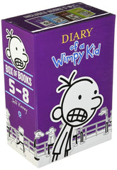 Diary of a Wimpy Kid Box of Books 5-8 by Jeff Kinney