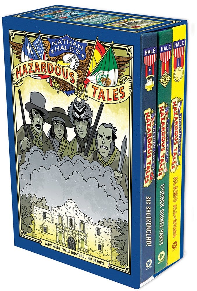Ingram 9781419734083 Hardcover Nathan Hale's Hazardous Tales Second 3-Book Box Set: A Graphic Novel Collection