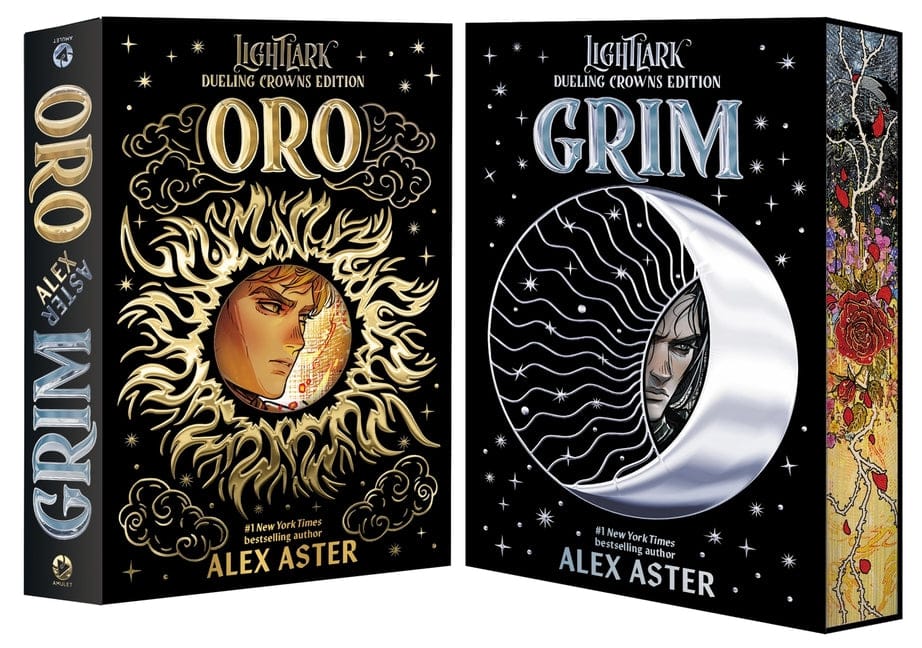 Alex Aster 9781419785627 Grim and Oro: Dueling Crowns Edition (a Lightlark Saga Deluxe Companion Book)
