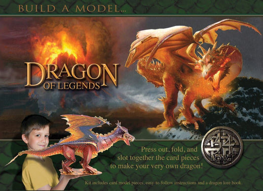 Marissa's Books & Gifts 9781464303531 Dragon of Legends: Press out, fold, and slot together the card pieces to make your very own dragon (Build a Model)